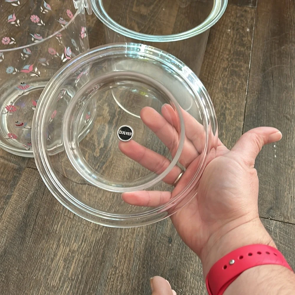 VINTAGE CULVER SIGNED ACRYLIC ICE‎ BUCKET w/LID
